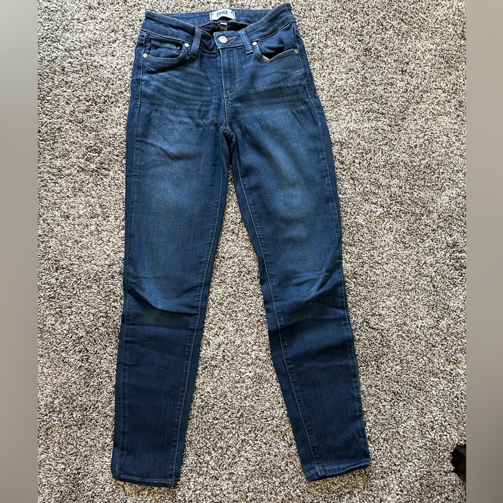Paige Denim Verdugo Ankle Skinny Jeans 25 x 28
